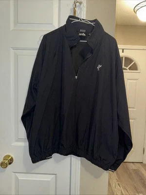 Vintage Y2K Ashworth Black Pullover Golf Windbreaker Jacket - Men’s XL - Image 1 of 4