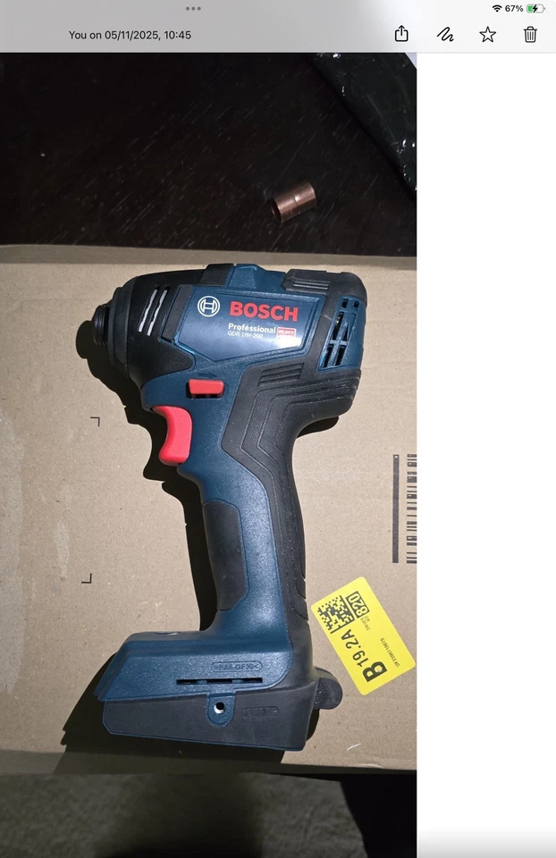 BOSCH GDR 18V-200  Cordless Impact Driver Body Only Bare Tool DIY Hand Work AA - Image 1 of 1