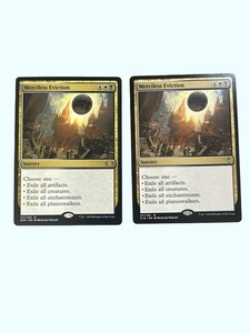 2X Merciless Eviction, Commander 2016/DoubleMasters, NM, Magic the Gathering MTG - Picture 1 of 1