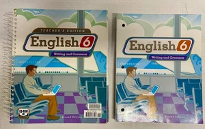 BJU English 6 Textbook and Teacher edition with CD second ed. *Read description! - Picture 1 of 6