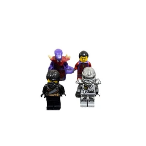 LEGO Ninjago Minifigure Lot of 4 Zane Cole Clouse Chop’Rai *RETIRED* - Picture 1 of 5