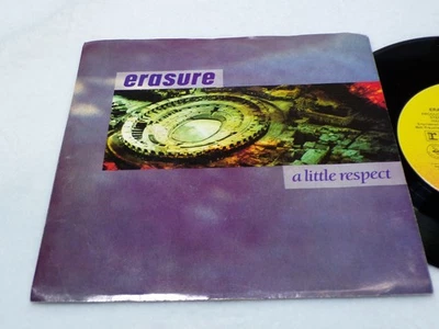 Erasure, A Little Respect/Like Zsa Zsa Gabor. 45 Vinyl Record VG+ Foto 1 de 3