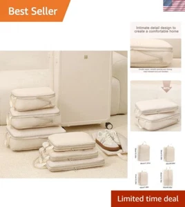 4Pcs/Set Travel Compression Bag Luggage Organizer Travel Pouch Packing Cubes ... - Picture 1 of 7