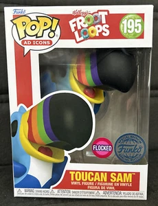Funko Pop FROOT LOOPS- TOUCAN SAM # 195-SPECIAL EDITION(FLOCKED)-FREE DELIVERY - Picture 1 of 8