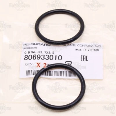 806933010 OEM Subaru IMPREZA WRX STI TURBO Tubo de transferencia de agua Junta tórica - Juego de 2 Foto 1 de 4