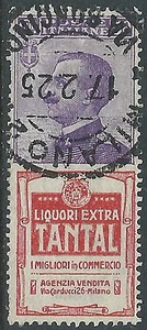1924-25 REGNO USATO PUBBLICITARI 50 CENT TANTAL - R6-5 - Picture 1 of 1