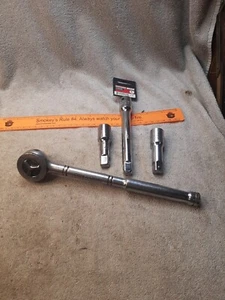 Vintage Craftsman 9 43797 - 1/2" Antrieb 10" Ratsche Rändel Radschlüssel Made in USA - Bild 1 von 8
