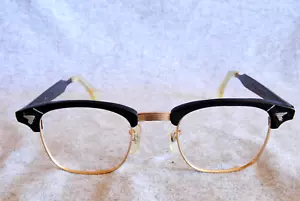 amerikanische optische Brille Brillengestell Vintage Sirmont 46-22-5-3/4 Hornrand - Bild 1 von 4