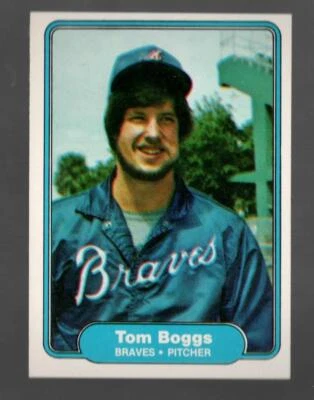 1982 Fleer Tom Boggs Atlanta Braves #430 Near Mint or Better - Image 1 of 2