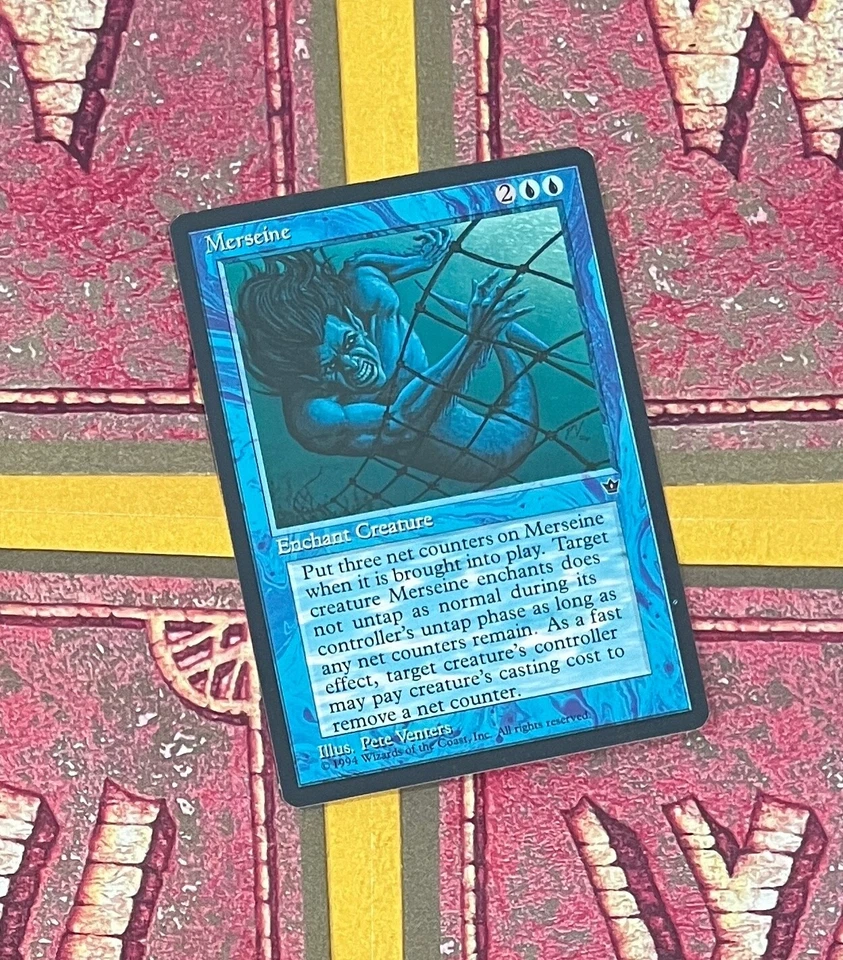 MTG MERSEINE (4 arts) Fallen Empires  (Wyvern Back) (OldManMTG 007-560) - Image 1 of 4