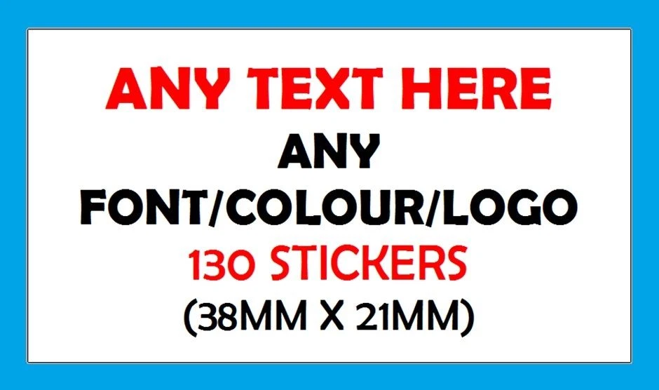 Personalised Business Name Stickers Thank You Seals Your Logo Labels Address 38