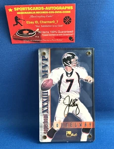JOHN ELWAY Authentic Images 0051/1999 Super Bowl XXXIII MVP 24K GOLD SIGNATURE - Picture 1 of 4