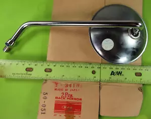 Honda CT90 SL350 XL250 ST90 S90 CB100 Left MIRROR 🔥NOS🔥 88120-329-730🔥OEM - Picture 1 of 5