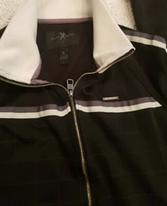 Marc Ecko Cut & Sew Full Zip Track Jacket Mens Small Black & White - Picture 1 of 8