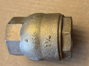 Nibco T-480 Spring Check Valve 1 1/4" - Picture 1 of 3