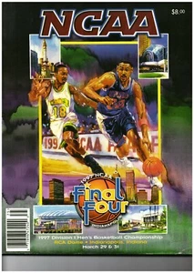 1997 NCAA Final Four Programmbuch Männer Basketball Meisterschaft Kentucky Arizona - Bild 1 von 2