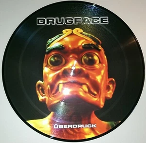 Überdruck - Drugface - 12" Picture Vinyl The Crow Remix Pulsive Techno NEW + RAR - Bild 1 von 3