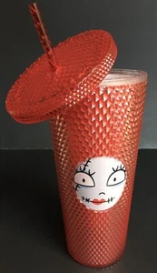 Nightmare Before Christmas Sally Tumbler Studded Cup Textured Red Lid Straw - Picture 1 of 4