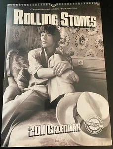 The Rolling Stones Unofficial 2011 UK Calendar 11.5x16" Mick Jagger - Imagen 1 de 2