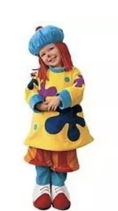Disney  JoJo’s Circus Clown Halloween Costume Plush Kids Girls XXS w Wig EUC - Picture 1 of 9