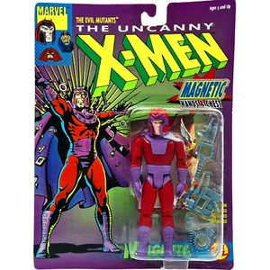 MAGNETO FIGUR 1993 TOYBIZ UNCANNY X-MEN EVIL MUTANTS MARVEL VINTAGE OVP MAGNETIC - Bild 1 von 4