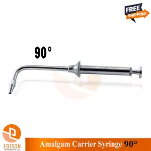 Dental Filling Restorative Amalgam Carrier Syringe 90° Laboratory Instruments - Picture 1 of 2