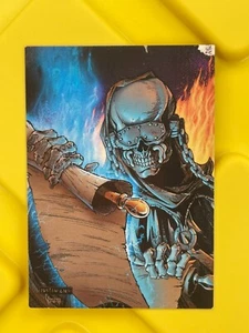 Megadeth Vic Karte Feuerrolle Chaos Comics kryptische Schriften Werbung selten Vintage - Bild 1 von 7