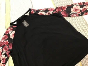 Ladies TOP Limited Size 22-24 Floral BIRTHDAY Gift MUM Wife DAUGHTER New. - Picture 1 of 6
