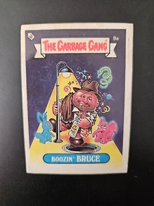 Boozin Bruce 9a - The Garbage Gang Card 1985 Rare Australian Release  - Picture 1 of 2