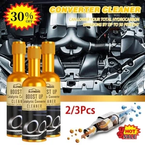 3pcs Car Vehicle Engine Catalytic Converter Cleaner Deep Cleaning Multi-purposes - Picture 1 of 14
