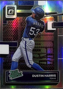 Dustin Harris 2022 Panini Donruss Optic #RP-21 Rated Prospect Silver Prizm - Picture 1 of 2