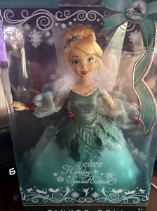 Muñeca Disney 2022 Holiday Tinker Bell Edición Especial ¡Nueva! - Imagen 1 de 6
