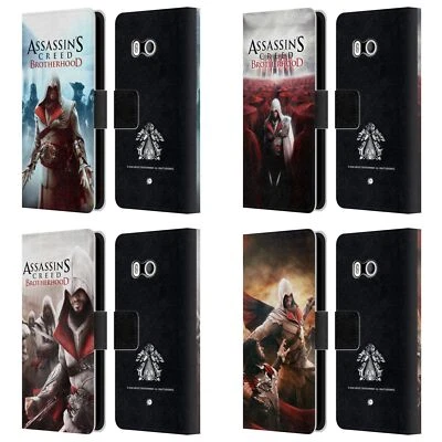 ASSASSIN'S CREED HERMANDAD LLAVE ARTE CUERO LIBRO CARTERA ESTUCHE PARA TELÉFONOS HTC 1 Foto 1 de 4