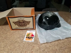 Harley Davidson Steer Skull Half Helmet -- Large - 98059/Old Stock - BRAND NEW! - Picture 1 of 7