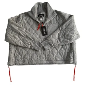Pullover Ralph Lauren RLX oversize acolchado media cremallera Andover brezo pequeño S Acti - Imagen 1 de 9