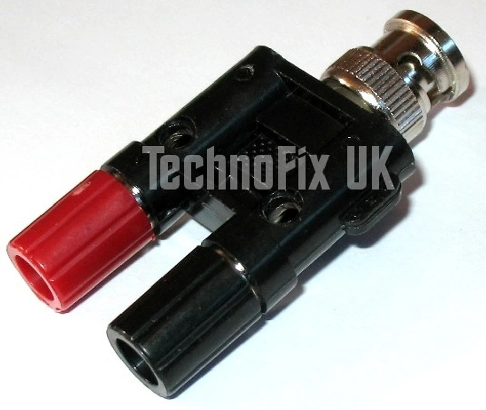 BNC male to 4mm terminal posts adapter - Image 1 of 1