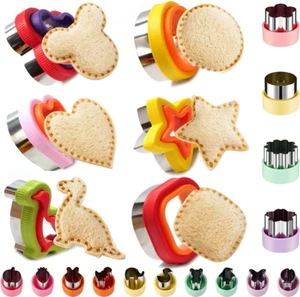 20Pcs Sandwich Cutter and Sealer Set for Kids, Stainless Steel Uncrustable Sandw - Picture 1 of 12