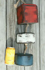 Vintage Style Commercial Fishing Distressed Wooden Float Marker, WF-4