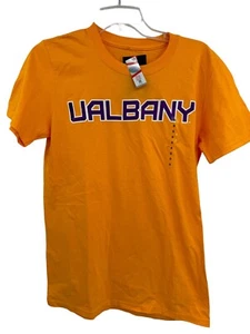 University at Albany Great Danes T Shirt Yellow Fanatics Adult Size Small - Picture 1 of 7
