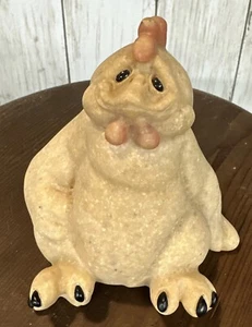 Quarry Critters "Cheeks" ROOSTER/CHICKEN FIGURINE by Second Nature Design - Picture 1 of 9