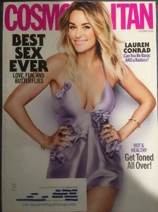 COSMOPOLITAN Magazine October 2015 Lauren Conrad Best Sex Ever Butterflies - Imagen 1 de 2