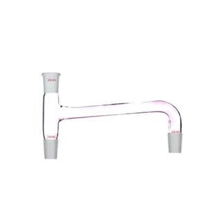 24/40, adaptador de vidrio de 3 vías, tipo oblicuo UP, tubo de destilación de articulación paralela - Imagen 1 de 4