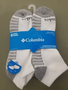 New Columbia Mens 6 Pair Athletic No Show Socks. - Picture 1 of 4