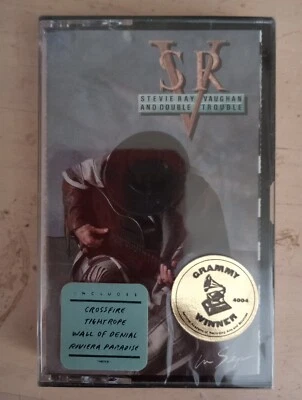 Stevie Ray Vaughn And Double Trouble - In Step Cassette SEALED w/ Hype Sticker  - Image 1 of 2