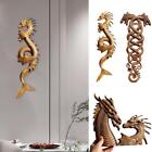 Norse Dragon Wooden Carving Wall Hanging Art Dragon Statue Decoration Wall 2024