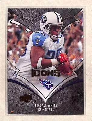 2008 Upper Deck Icons #96 LenDale White  EX - Image 1 of 2