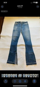 Re/Done Levi 28 Inseam 37"The Elsa High Rise Bootcut Leg Jeans $565 Retail - Picture 1 of 4