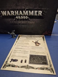 Edición Limitada Dark Vengeance Dark Angel Interrogador Capellán con hoja de datos - Imagen 1 de 7