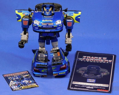 TRANSFORMERS BINALTECH SMOKESCREEN SUBARU IMPREZA WRC 2003 TAKARA - Image 1 of 4