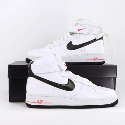 NIKE FD0730-100 Air Force 1 High '07 White Sneakers Men Shoes Sz 8.5 (FPP009785) - Immagine 1 di 4
